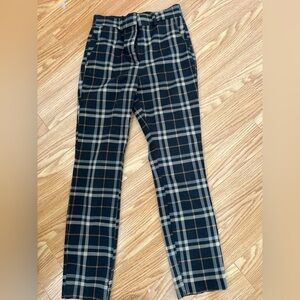 H&M Charcoal and Black Trousers size 4